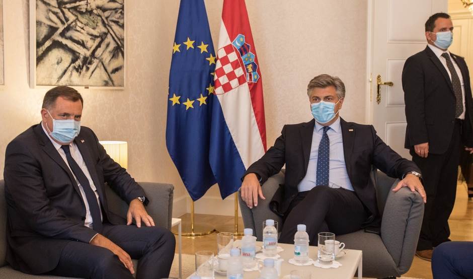  Dodik i Plenković o saobraćajnom povezivanju BiH i Hrvatske 