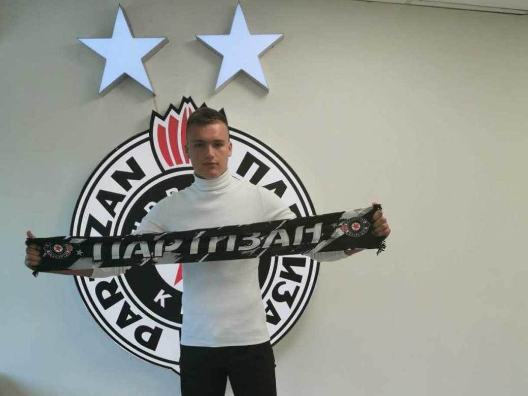  FK Partizan novi napadač Marko Milovanović 