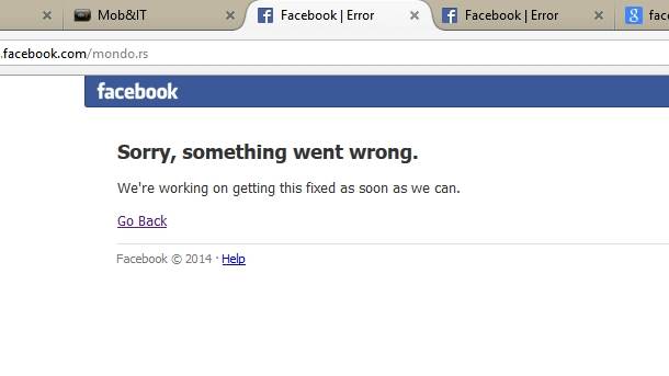  Facebook nije radio sat vremena! 
