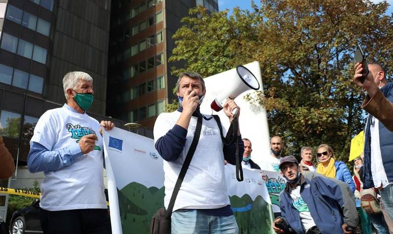  Održan protest u Sarajevu zbog izgradnje malih hidroelektrana 