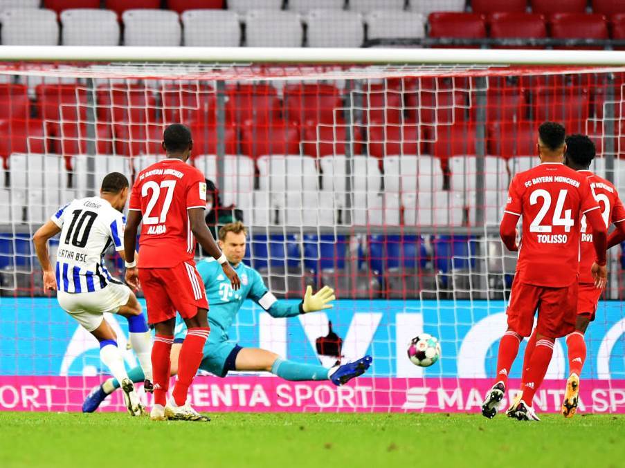  Bajern - Herta 4:3, Bundesliga, 3. kolo 