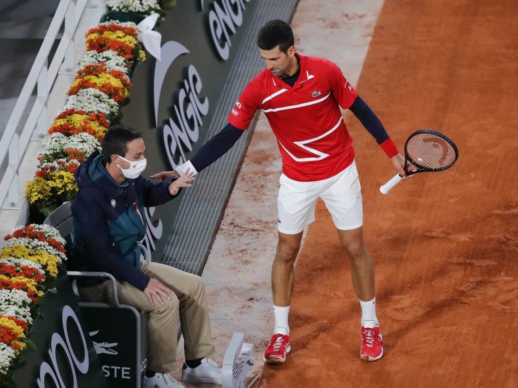  Novak Đoković incident  linijski sudija Rolan Garos 