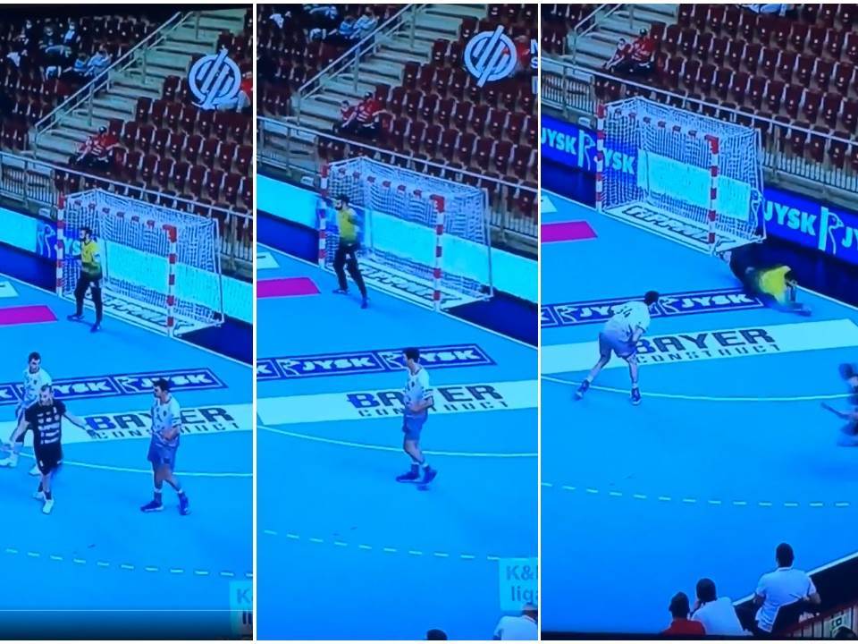  Srpski rukometaš hit na internetu: Njega utakmica uopšte ne zanima! (VIDEO) 
