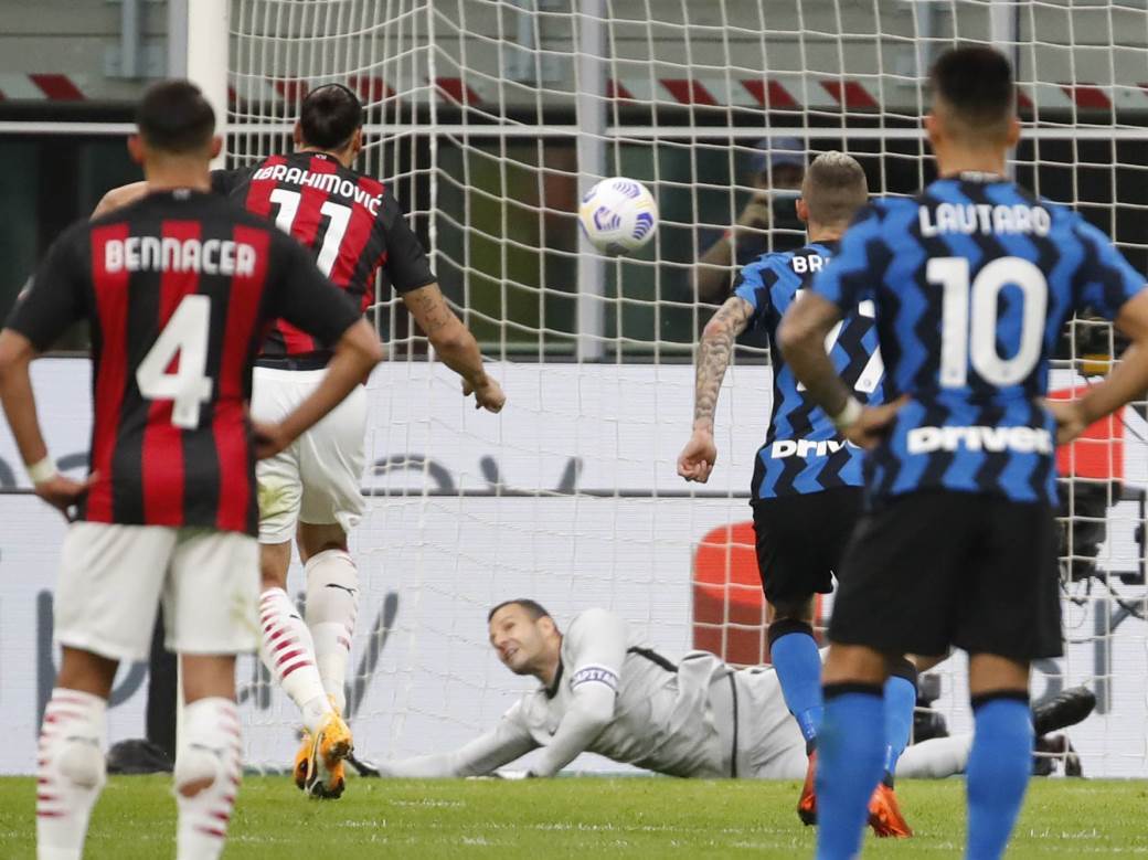  Kolarov srušio Ibrahimovića, Zlatan razbija Inter: Milanski derbi je spektakl! 