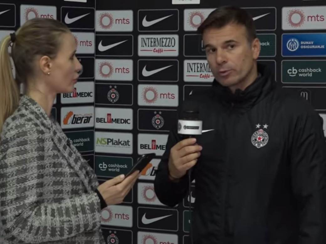  Trener FK Partizan Aleksandar Stanojević o  Markoviću i Pavloviću 