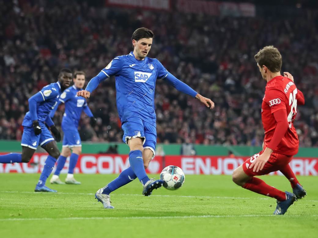  Florijan Grilič izmjena poluvrijeme dobio dijete tokom meča Hofenhajm - Crvena zvezda 