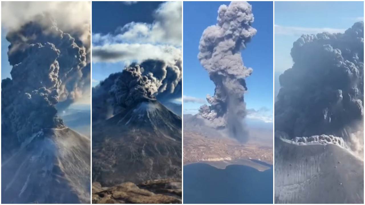  Stravičan prizor erupacije vulkana: Izbacio pet kilometara pepela, predstavlja veliku opasnost za avione (VIDEO) 
