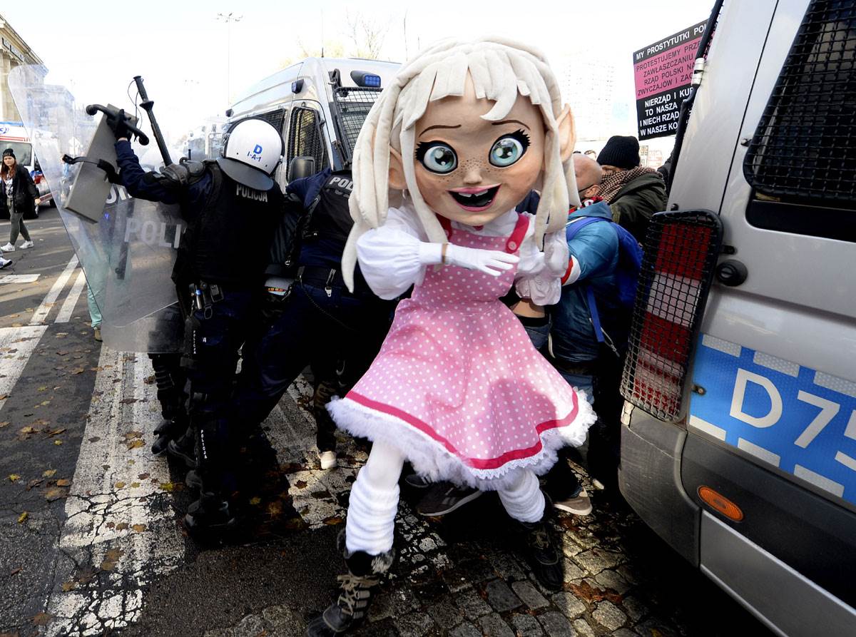poljska, protest, abortus, zabrana