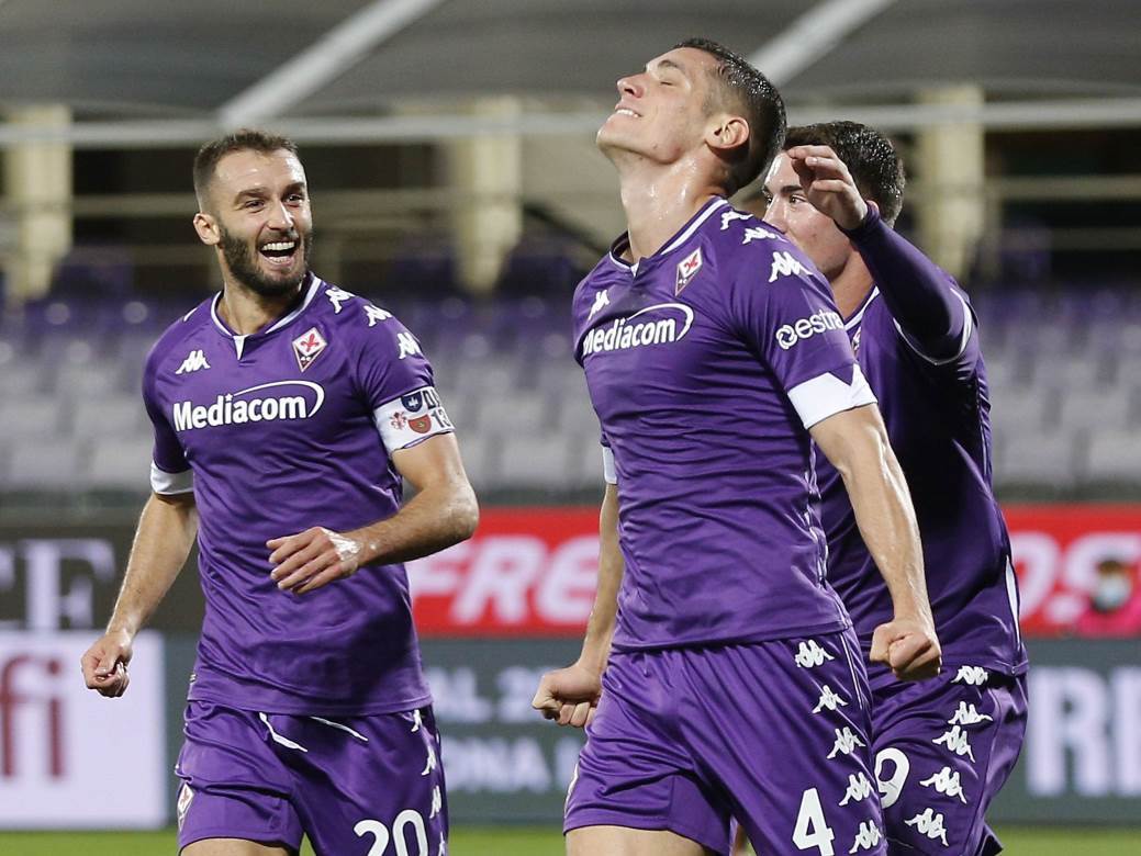  Nikola Milenković strijelac Fiorentina - Udineze 3:2 Serija A 5. kolo 