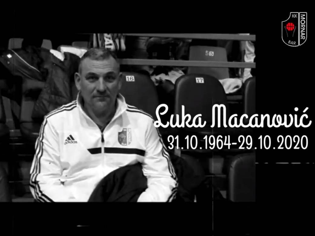  KK Mornar Bar oproštaj od ekonoma Luke Macanovića 