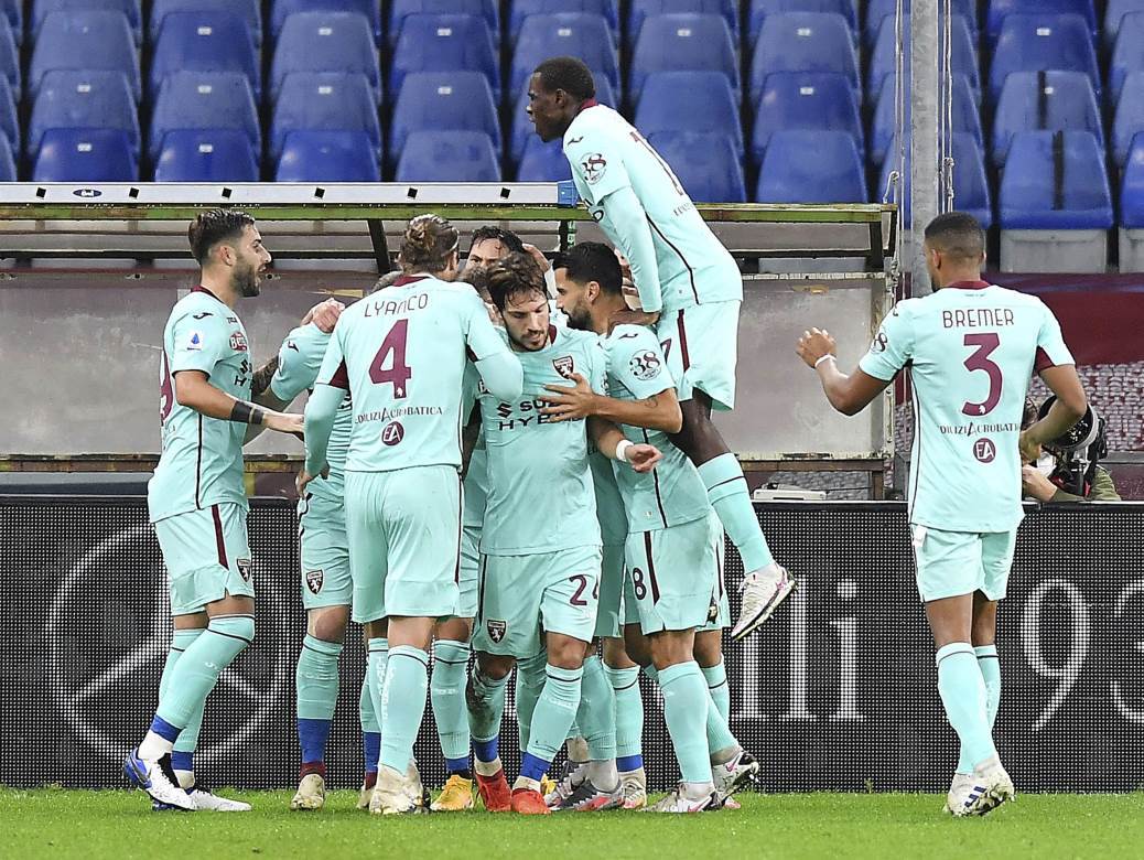 Đenova - Torino 1:2, Serija A, odgođena utakmica 3. kolo 