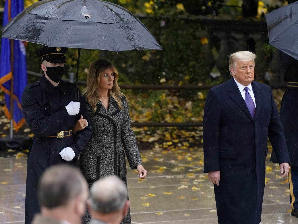  Namršteni Tramp prvi put u javnosti nakon izbora 