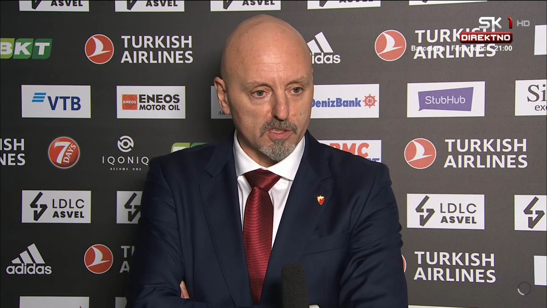  Evroliga Asvel Crvena zvezda pobjeda za Miletu Lisicu Saša Obradović 