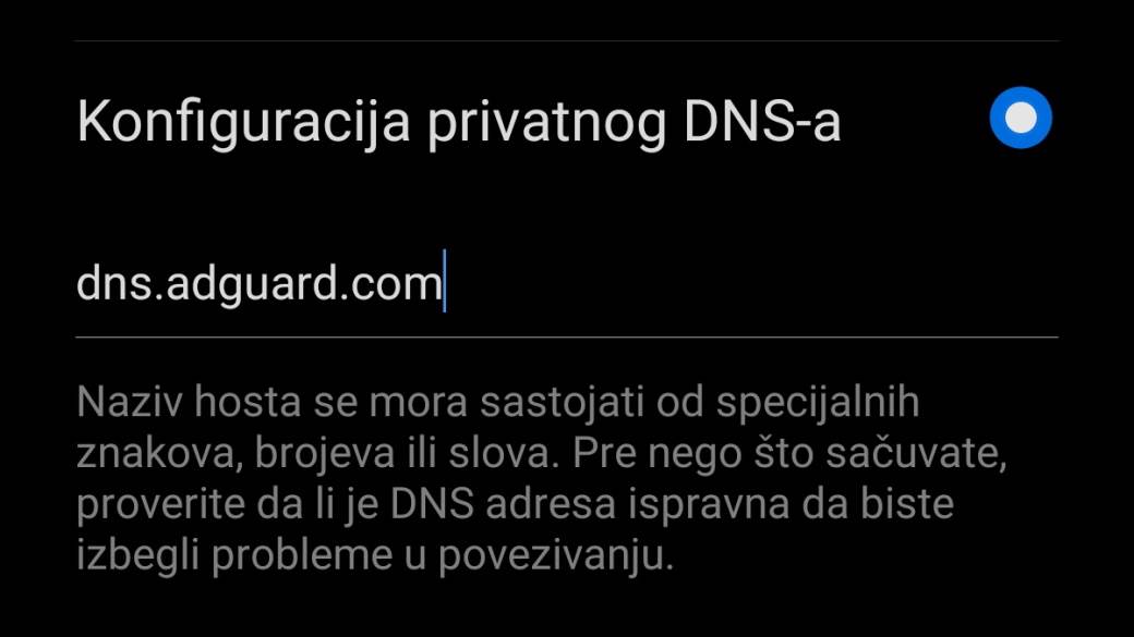 Blokiranje reklama Android telefoni