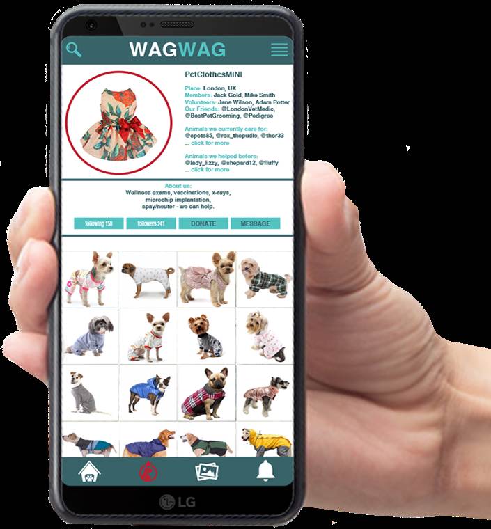  wagwag, aplikacija, društvena mreža za ljubimce 