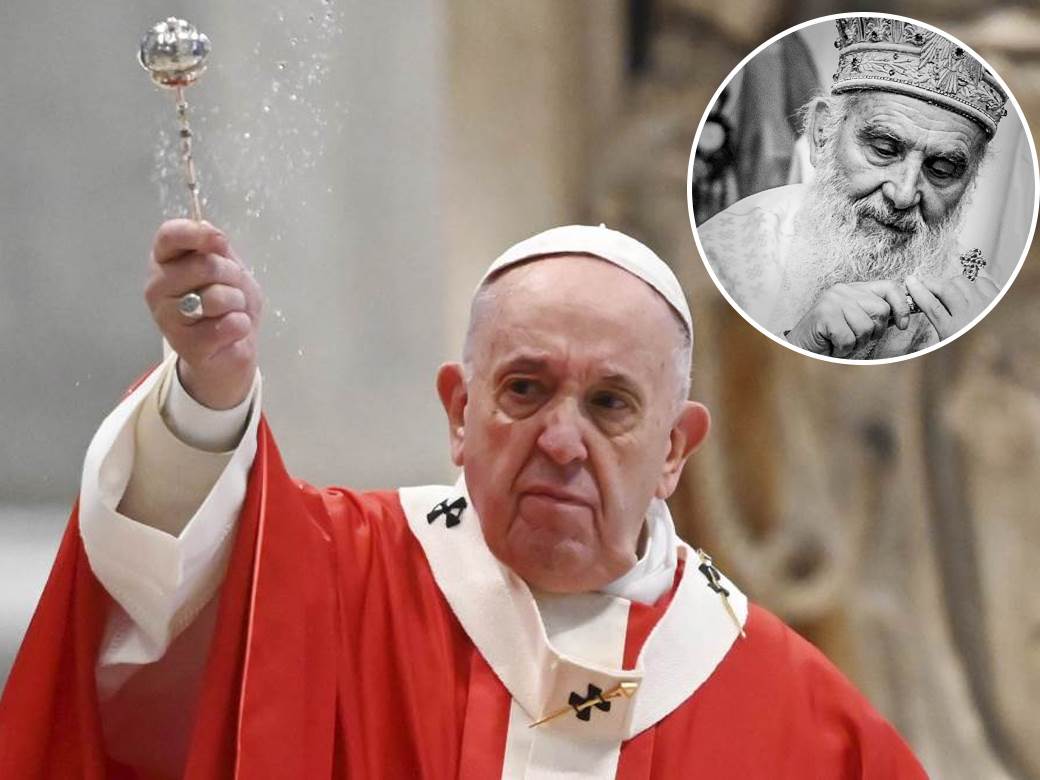  Papa Franja se oprostio od patrijarha Irineja: Pogledajte šta je napisao o upokojenom poglavaru SPC-a! 