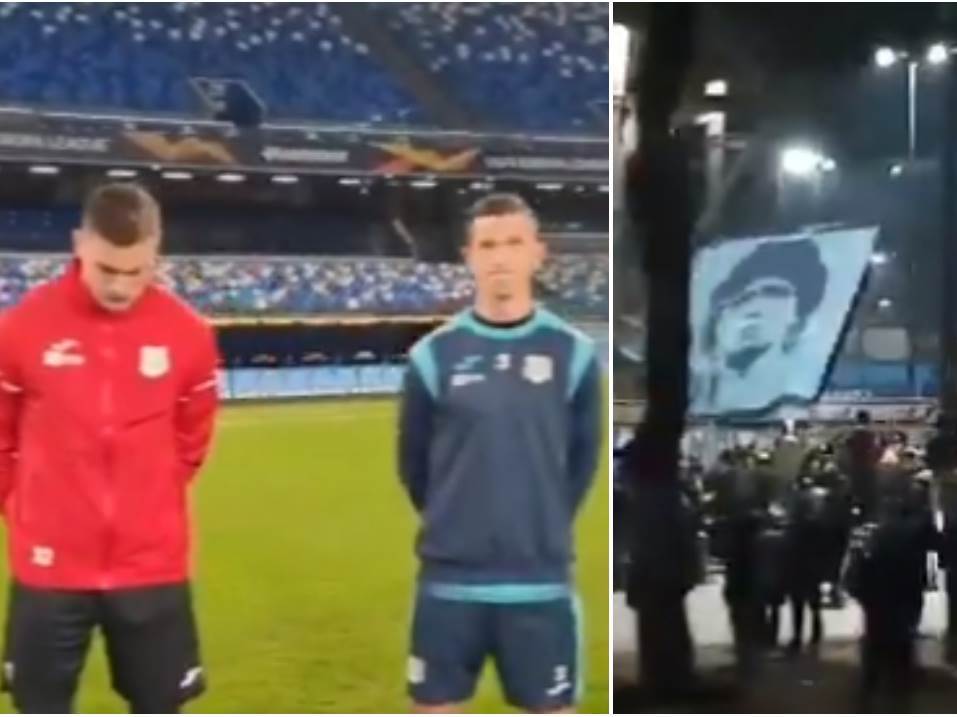 Maradona počast Napoli Rijeka 
