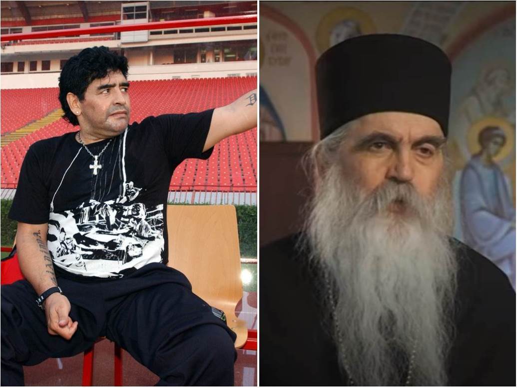  Maradona u liftu upoznao srpskog vladiku Irineja 