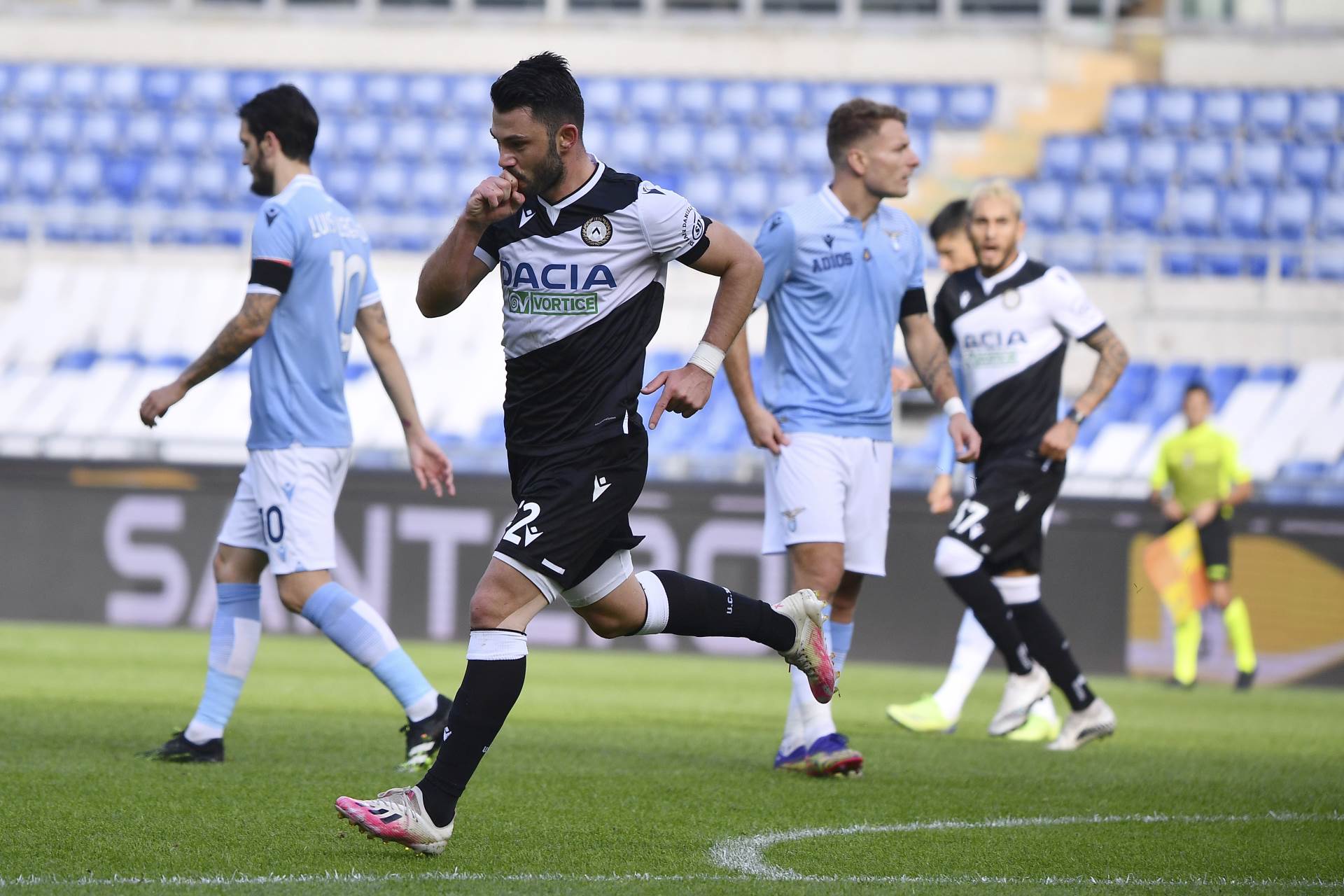  Serija A 9 kolo Lacio - Udineze 1-3 