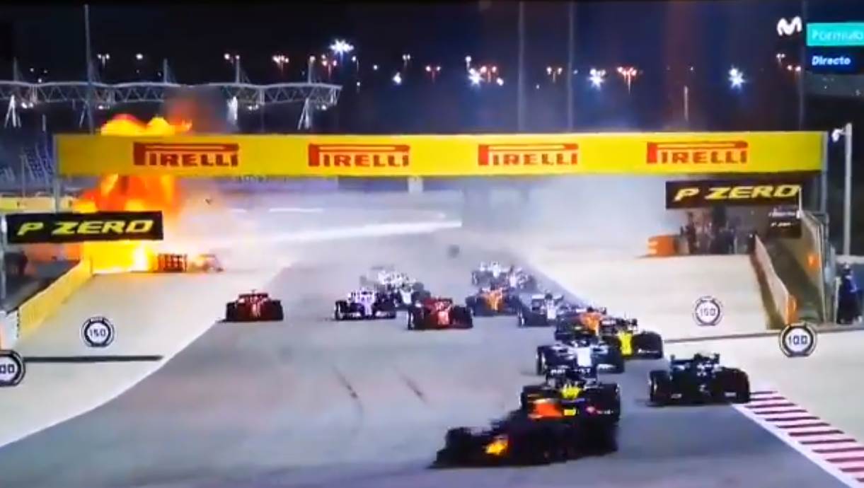  Formula 1 teški sudar Roman Grožan 