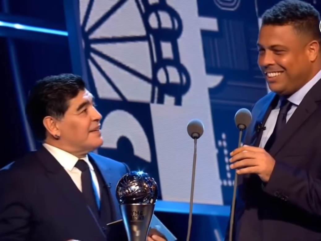  Maradona Brazilac Ronaldo poklon sat koji mu je poklonila ćerka 
