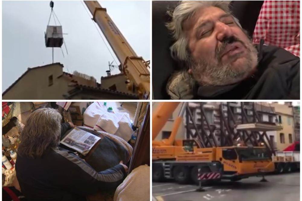  Čoveka od 300 kila izvukli uz pomoć dizalice kako bi ga operisali (VIDEO) 