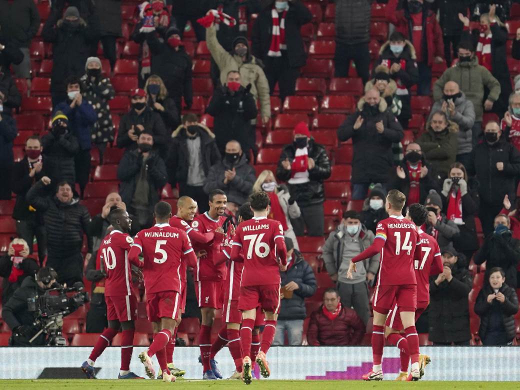  Premijer liga Liverpul - Vulverhempton 4:0 