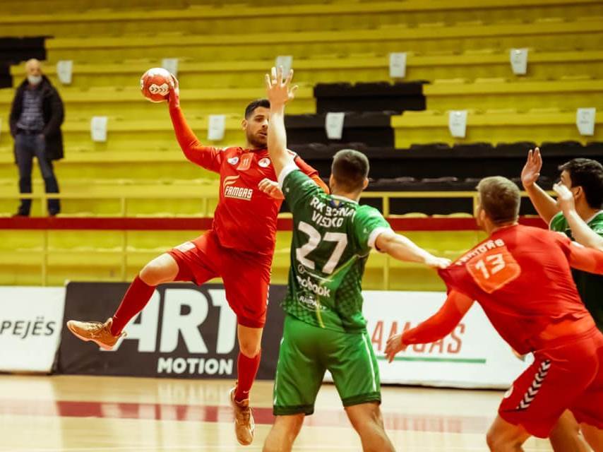  EHF Evropski kup RK Borac - RK Besa Kosovo intervju Haralampos Maljos 