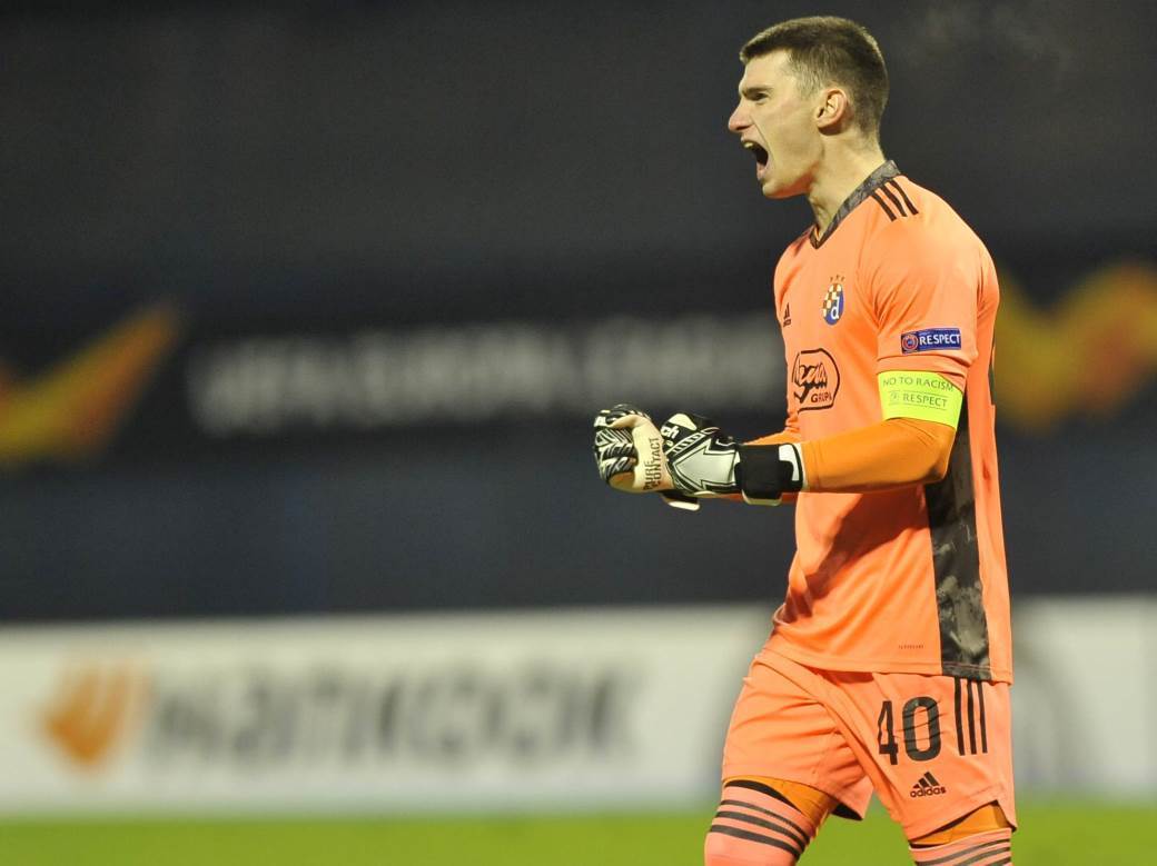  Liga Evrope Dinamo Zagreb golman Dominik Livaković psovke 