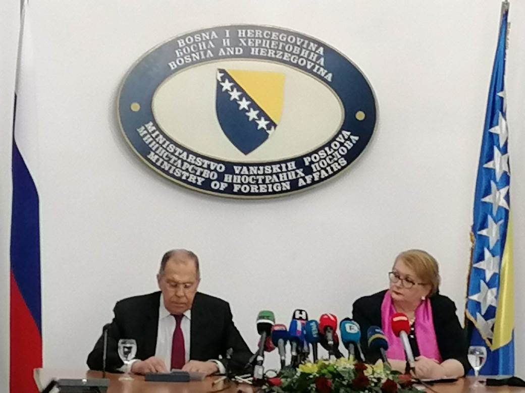 Lavrov nakon sastanka s Turković: Narodi u BiH su u stanju da samostalno odlučuju 