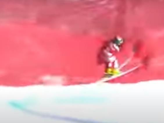  Skijanje austrijska skijašica probila ogradu brzina 115 na sat 