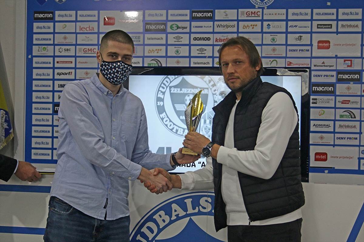  Željezničar Sarajevo Samir Bekrić zaposlenik godine nagrada Admir Džubur 