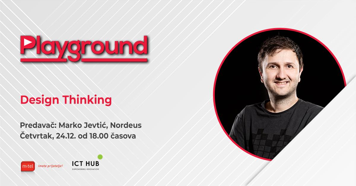  Upoznajte se sa osnovama Design Thinking-a na novom m:tel Playground online druženju 