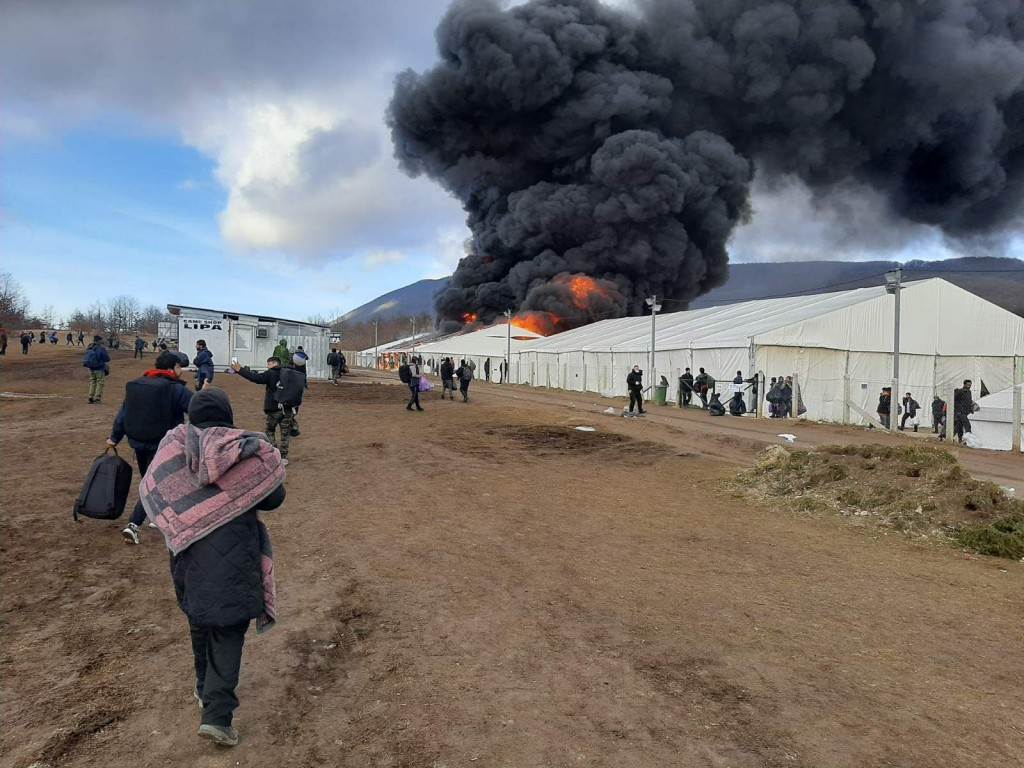  požar u kampu Lipa 