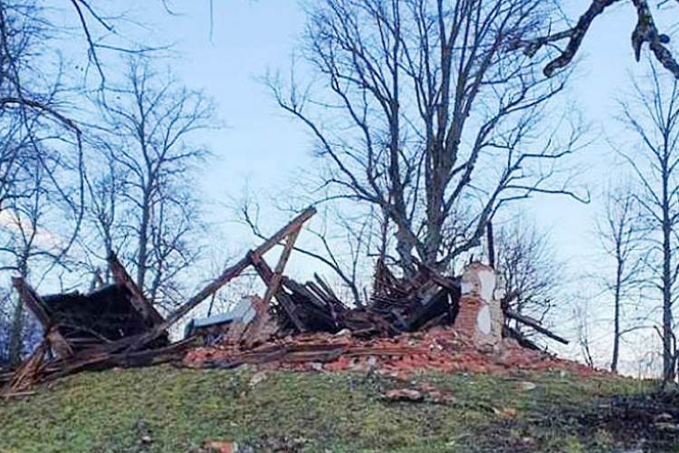 U zemljotresu stradale brojne pravoslavne crkve: Hram na Baniji srušen do temelja 