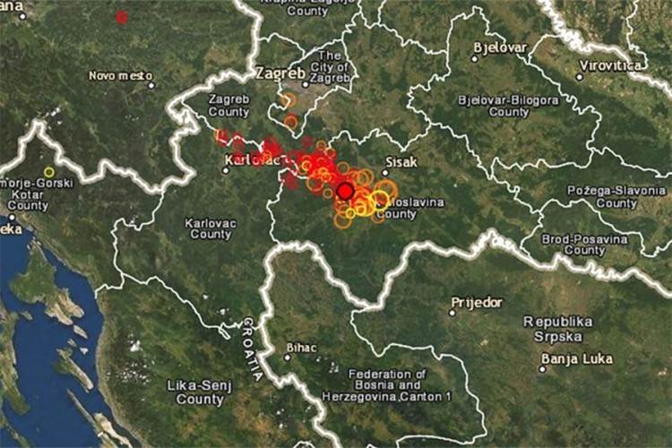  Hrvatska: Novi zemljotresi tokom noći, ljudi spavali u automobilima 