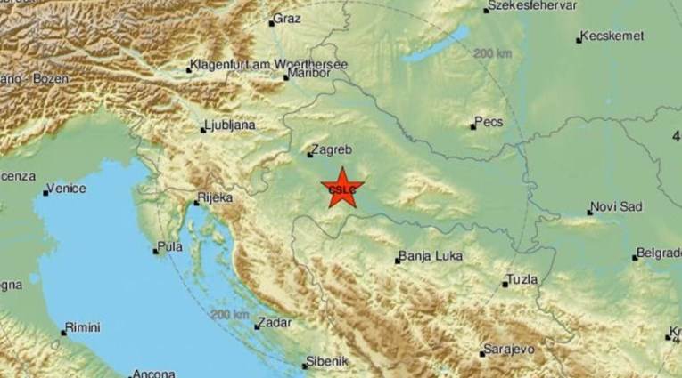  Novi zemljotres pogodio Hrvatsku! Epicentar na 14 km od Siska, jak udar kod Petrinje 