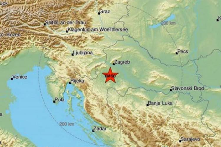  Desetak zemljotresa u okolini Siska 