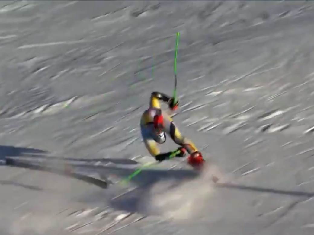  Uletio u cilj kao metak, a onda doživio horor povredu: Pri ogromnoj brzini pao pravo na glavu! (VIDEO) 