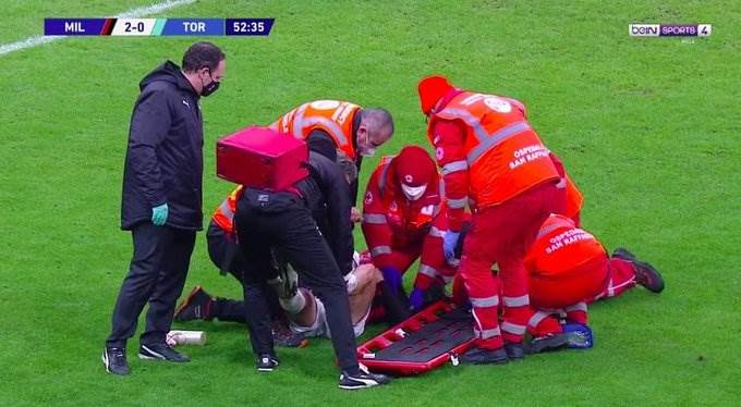 Povreda Sandro Tonali pred Zvezda - Milan 