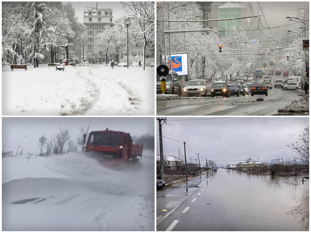  Srbija u borbi protiv snijega i vode: Poplavljeni gradovi, zavejani putevi, ljudi bez struje! (FOTO, VIDEO) 