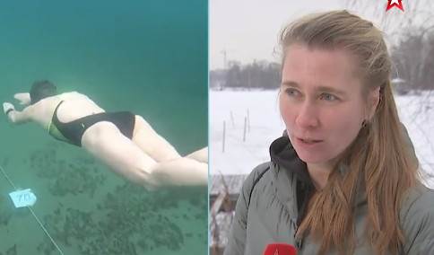  Moskovljanka oborila rekord u plivanju ispod leda: Preplivala 85 metara u prehladnoj vodi (VIDEO) 