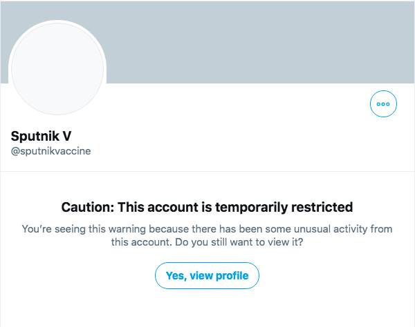  Twitter ograničio, pa vratio pristup stranici koja promoviše rusku vakcinu protiv korona 