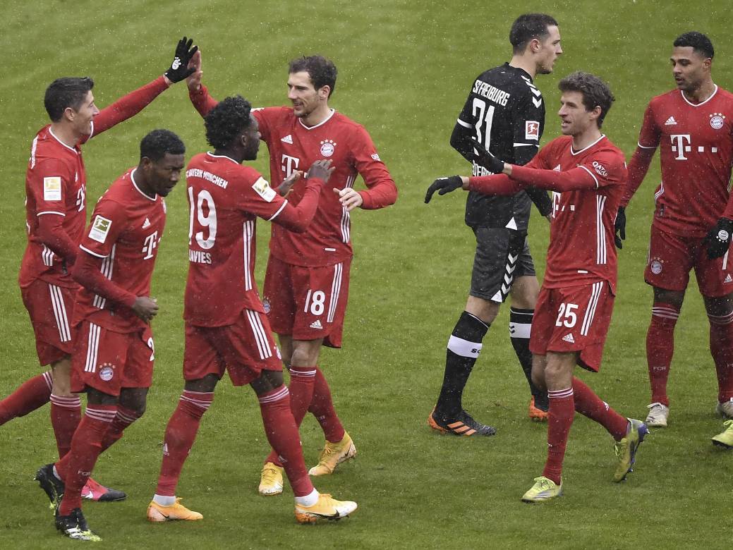  Bajern - Frajburg, Bundesliga, 16. kolo 