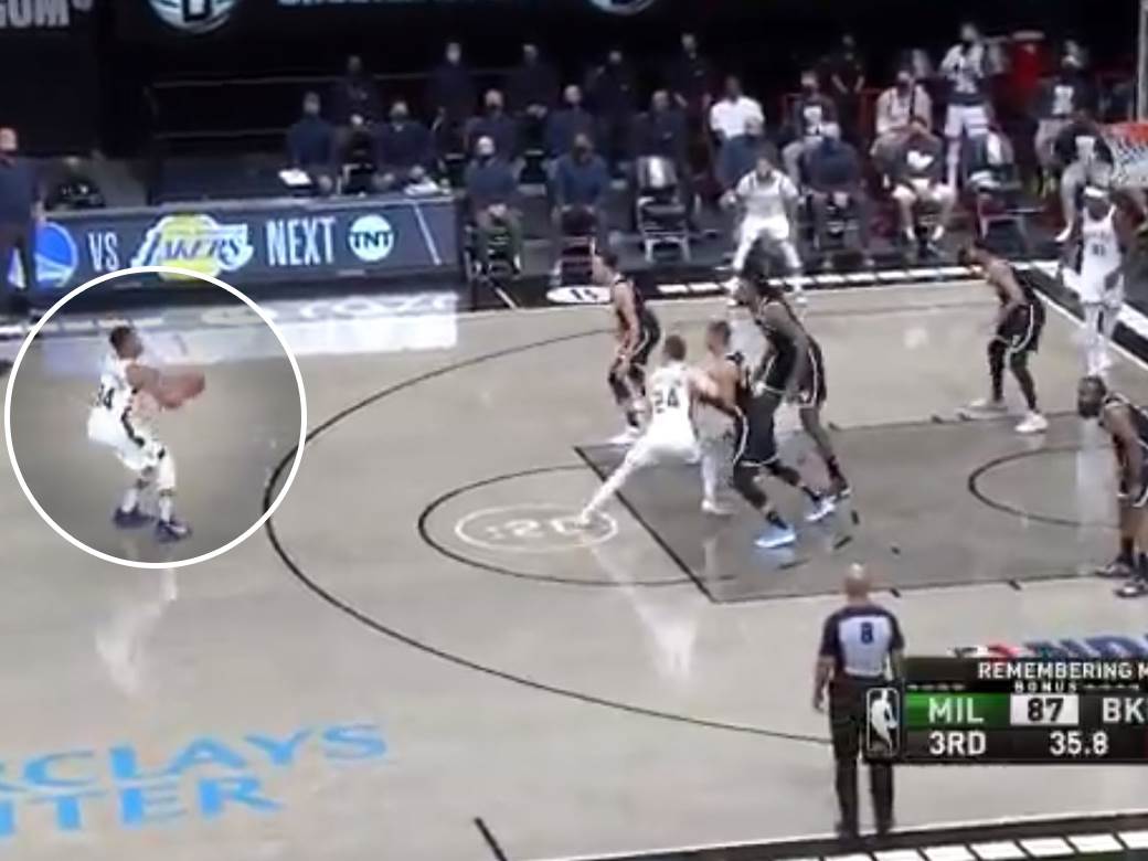  Ostavili su Janisu dva metra da šutne trojku: Najplaćeniji košarkaš sveta se obrukao! (VIDEO) 