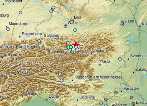  Jak zemljotres pogodio Austriju: Snažan potres jutros u 8.30 