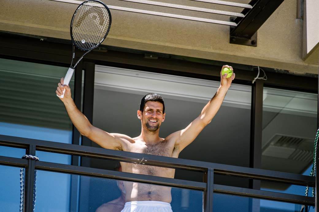  Novak-Djokovic-prvi-put-trenirao-u-Australiji. 
