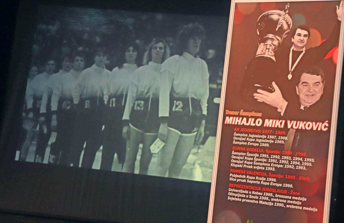  Komemoracija Miki Vuković trener Jedinstvo Aida evropski prvak 