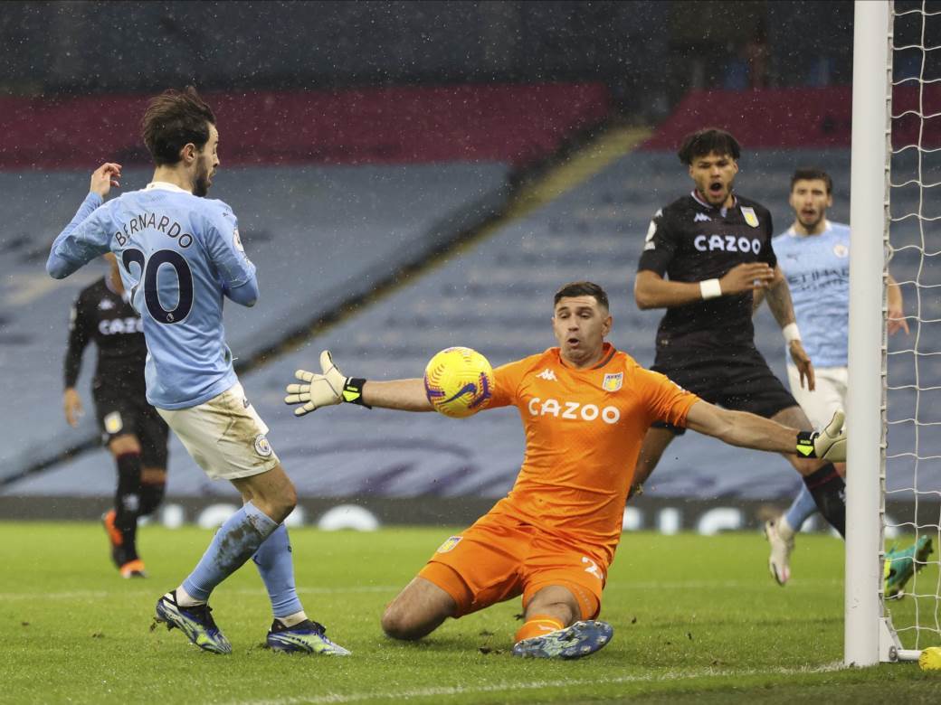  Mančester siti - Aston Vila 2:0 tim Pepa Gvardiole prvi na tabeli Premijer lige 