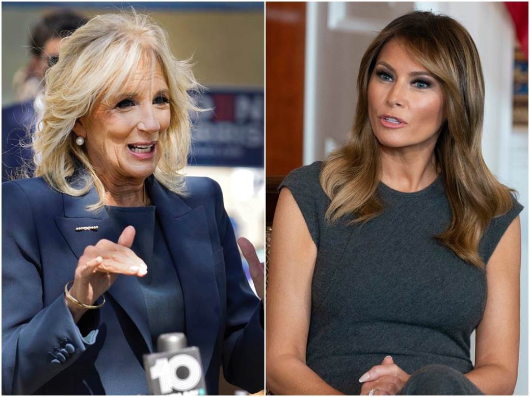  Uzalud Svarovski kristali, nova prva dama nije ni blijeda sjenka Melanije: Džil u kreaciji koju će svi zaboraviti odmah 